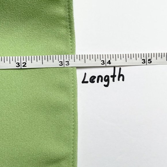 w worthington dress size M 3/4 sleeve green - Picture 7 of 10